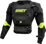GILET GIACCA PROTETTIVA SHOT OPTIMAL 2.0 CROSS ENDURO GIALLO NERO MOTO CROSS