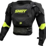 GILET GIACCA PROTETTIVA SHOT OPTIMAL 2.0 CROSS ENDURO GIALLO NERO MOTO CROSS