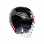 Casco Jet Moto AGV IRIDES BOLOGNA Matt Black Tricolore Nero Doppia Visiera