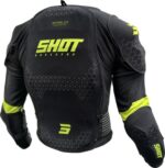 GILET GIACCA PROTETTIVA SHOT OPTIMAL 2.0 CROSS ENDURO GIALLO NERO MOTO CROSS - immagine 2