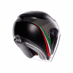 Casco Jet Moto AGV IRIDES BOLOGNA Matt Black Tricolore Nero Doppia Visiera - immagine 14