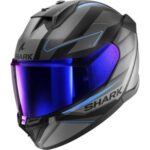 CASCO INTEGRALE MOTO SHARK D-SKWAL 3 SIZLER Matt KAB NERO ANTRACITE BLU OPACO