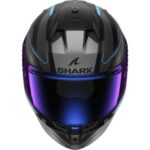 CASCO INTEGRALE MOTO SHARK D-SKWAL 3 SIZLER Matt KAB NERO ANTRACITE BLU OPACO - immagine 3