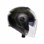 Casco Jet Moto AGV IRIDES SAKAI Matt Green Black/Nero Verde Opaco E2206 - immagine 3