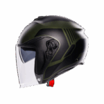 Casco Jet Moto AGV IRIDES SAKAI Matt Green Black/Nero Verde Opaco E2206 - immagine 4