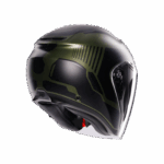Casco Jet Moto AGV IRIDES SAKAI Matt Green Black/Nero Verde Opaco E2206 - immagine 6