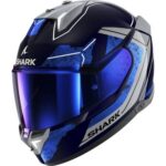 Casco Integrale Moto SHARK SKWAL i3 RHAD Blu Chrome Silver HE0820EBUSM S M XL