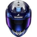 Casco Integrale Moto SHARK SKWAL i3 RHAD Blu Chrome Silver HE0820EBUSM S M XL - immagine 3