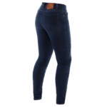 JEANS MOTO DONNA DAINESE DENIM SKINNY PANTALONE BLUE PROTEZIONI EN 17092 - immagine 2
