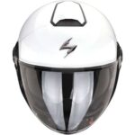 CASCO JET MOTO SCORPION EXO CITY II SOLID BIANCO DOPPIA VISIERA URBAN SCOOTER - immagine 2
