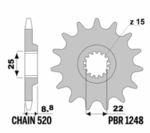 PIGNONE PBR KTM 13 DENTI ACCIAIO Z13 COD.1248 13 18NC