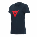 T - SHIRT DAINESE HYPER SPEED DEMON DONNA CARBONIO MANICHE CORTE COTONE