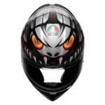 CASCO MOTO INTEGRALE AGV K1 S LYZARD MATT BLACK/GREY/RED E22.06 SPORT OPACO - immagine 6
