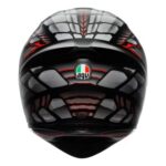 CASCO MOTO INTEGRALE AGV K1 S LYZARD MATT BLACK/GREY/RED E22.06 SPORT OPACO - immagine 4