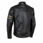GIACCA JACKET MOTO UOMO MAN PELLE LEATHER MOORE LEGEND NERO BLACK - immagine 2