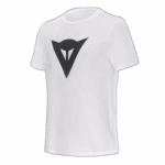 T - SHIRT DAINESE HYPER SPEED DEMON BIANCO WHITE MANICHE CORTE COTONE ESTATE