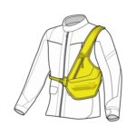 BORSA A FONDINA MACNA UNISEX NERO BLACK HOLSTER VIAGGIO PORTAOGGETTI 1656511 - immagine 4