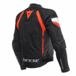 GIACCA MOTO UOMO DAINESE AVRO 5 JACKET MAN BLACK SPORT TOURING NERO ROSSO FLUO - immagine 2