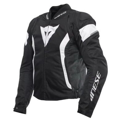GIACCA MOTO UOMO DAINESE AVRO 5 JACKET TEX MAN BLACK SPORT TOURING NERO BIANCO