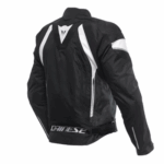 GIACCA MOTO UOMO DAINESE AVRO 5 JACKET TEX MAN BLACK SPORT TOURING NERO BIANCO - immagine 2