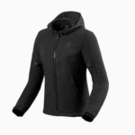 GIACCA JACKET MOTO REV'IT REVIT AFTERBURN BURN 2 DONNA H2O SOFTSHELL NERO BLACK