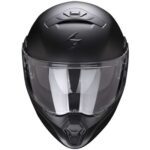 CASCO MODULARE MOTO SCORPION EXO 930 EVO SOLID NERO OPACO PEARL TOURING - immagine 3