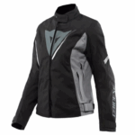 GIACCA MOTO DONNA DAINESE VELOCE D-DRY IMPERMEABILE BLACK WHITE GREY