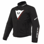 GIACCA IMPERMEABILE JACKET MOTO DAINESE VELOCE D-DRY BLACK WHITE RED
