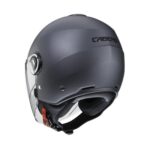 CASCO DEMI - JET CABERG RIVIERA V4X GRIGIO OPACO MATT GUN METAL URBAN PARASOLE - immagine 3