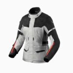GIACCA MOTO REV'IT OUTBACK 4 H2O LADY DONNA NERO ARGENTO REVIT IMPERMEABILE