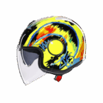 CASCO JET  AGV ETERES ROSSI WINTER TEST 2019 E2206 VR46 - immagine 4