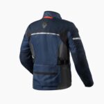 GIACCA MOTO REV'IT OUTBACK 4 H2O BLU REVIT IMPERMEABILE TOURING - immagine 2