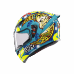 CASCO MOTO INTEGRALE AGV K1 S E22.06 REPLICA VALENTINO ROSSI MUGELLO 1999 - immagine 4