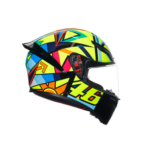 CASCO AGV INTEGRALE K1 S REPLICA VALENTINO ROSSI SOLELUNA 2017 - immagine 4