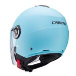 CASCO DEMI - JET CABERG RIVIERA V4X AZZURRO OPACO MATT LIGTH BLUE URBAN PARASOLE - immagine 3
