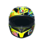 CASCO AGV INTEGRALE DOPPIA VISIERA K3 VALENTINO ROSSI WINTER TEST 2019 E22.06 - immagine 2