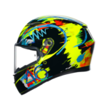 CASCO AGV INTEGRALE DOPPIA VISIERA K3 VALENTINO ROSSI WINTER TEST 2019 E22.06 - immagine 4