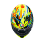 CASCO AGV INTEGRALE DOPPIA VISIERA K3 VALENTINO ROSSI WINTER TEST 2019 E22.06 - immagine 7