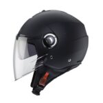 CASCO DEMI - JET CABERG RIVIERA V4X NERO OPACO BLACK MATT URBAN PARASOLE - immagine 2