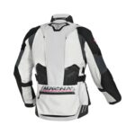 GIACCA MOTO MACNA DOMANE DONNA LIGHT GREY IMPERMEABILE 4 STAGIONI RIFLETTENTE - immagine 2