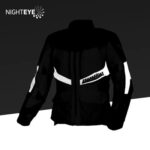 GIACCA MOTO MACNA DOMANE DONNA LIGHT GREY IMPERMEABILE 4 STAGIONI RIFLETTENTE - immagine 3