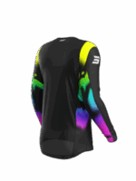 TUTA COMPLETO BAMBINO CROSS ENDURO MAGLIA PANTALONE SHOT CONTACT KID NITRO BLACK - immagine 2