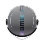 CASCO MOTO JET MOMO DESIGN FGTR CLASSIC FLIP E2206 GRIGIO BLUE / FUCSIA - immagine 6