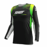 TUTA COMPLETO BIMBO CROSS ENDURO MAGLIA PANTALONE SHOT CONTACT KID APEX NEON YLW