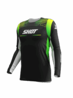 TUTA COMPLETO BIMBO CROSS ENDURO MAGLIA PANTALONE SHOT CONTACT KID APEX NEON YLW