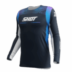 TUTA COMPLETO BAMBINO CROSS ENDURO MAGLIA PANTALONE SHOT CONTACT KID APEX BLUE