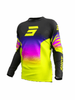 TUTA COMPLETO CROSS ENDURO MAGLIA PANTALONI SHOT DEVO X - TREM NEON YELLOW