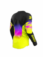 TUTA COMPLETO CROSS ENDURO MAGLIA PANTALONI SHOT DEVO X - TREM NEON YELLOW - immagine 2