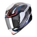 CASCO INTEGRALE MOTO SCORPION EXO EVO II AIR ACCORD NERO BLUE BIANCO TOURING