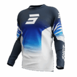 TUTA COMPLETO CROSS ENDURO MAGLIA PANTALONI SHOT DEVO X - TREM BLUE